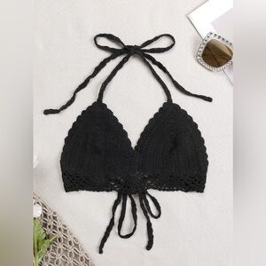 Crochet Halter Crop Top